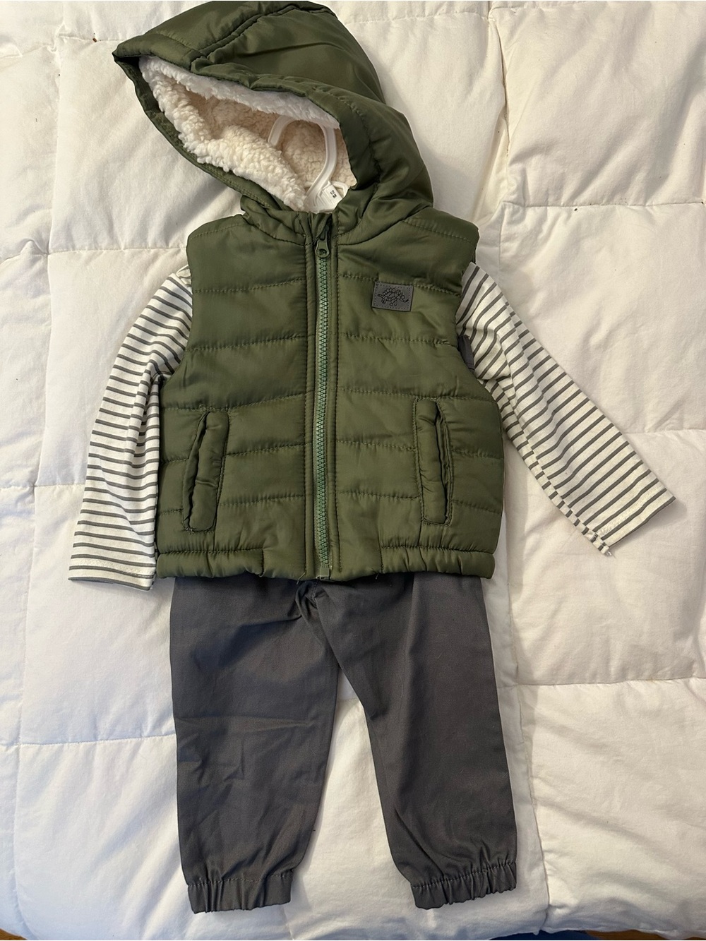 NWT Little Lad Baby Set with Pants, Shirt, and Vest